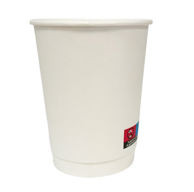 Double Wall Matt Cups - White